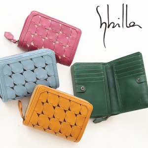 ポイント10% シビラ 財布 二つ折り財布 sybilla ムーチョ 5470420 小銭入れ付きレザー 本革 牛革 正規品