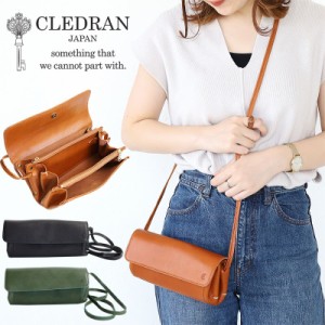 【商品レビューで＋P5％】クレドラン CLEDRAN お財布ショルダー BAGU 2WAY WALLET SHOULDER バーグ  2WAY CL3449 日本製 正規品