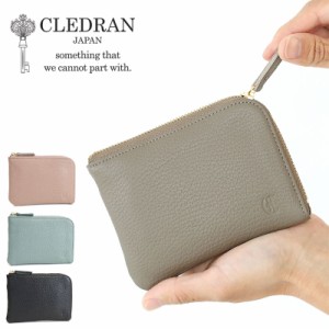 【商品レビューで＋P5％】クレドラン スー ショートスリムウォレット CLEDRAN SOU SHORT SLIM WALLET CL3474 L字ファスナー財布 ミニ財布