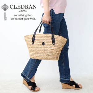 ポイント10倍 クレドラン CLEDRAN  かごバッグ  HAND&WORKS PALM FIBER BASKET L ハンドアンドワークス バスケット cl3526 日本製