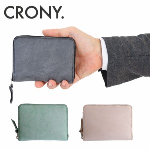 【商品レビューで＋P5％】CRONY. シビラ Sibilla  お財布 ミニ財布 二つ折り ラウンドファスナー 小銭入れ お札入れ 本革 牛革 cr-00045 