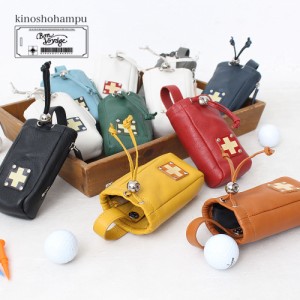 【商品レビューで＋P5％】木の庄帆布 ボールケース BALL CASE 総革 牛革 本革 ゴルフ k-khg-bp01m K-KHG-BP01M 正規品 Kinosho TRANSIT B