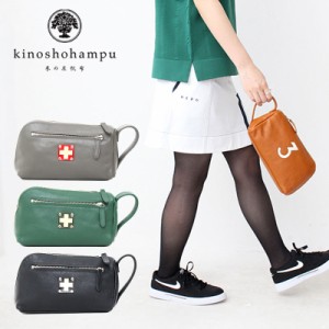 木の庄帆布 ラウンド ポーチ Round Pouch 総革 ゴルフ K-KHG-3P01M 正規品Kinosho TRANSIT Bon Voyage トランジット