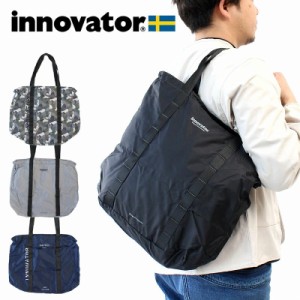 【商品レビューで＋P5％】イノベーター エコバッグ トートバッグ 20L innovator si003 抗菌加工 コンパクト カラビナ付き トリオ 正規品 