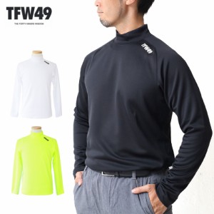 ポイント10倍 TFW49 GOLF LS SIDE MESH MOCK T ゴルフ サイド メッシュ ハイネック インナー ロングスリーブ T102320009 正規品