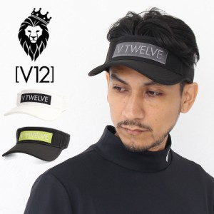 ゴルフ サンバイザー  V12 ヴイトゥエルブ フリーサイズ  BOX VISOR v122320-cp06