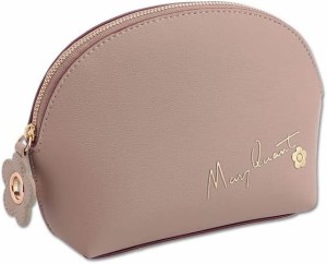 マリークワント MARY QUANT マリクワ ポーチ 化粧ポーチ バッグ フリップサイドデイジー ラウンドポーチL  (ベージュ)