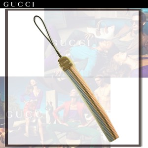 GUCCIグッチ バッグ 新作 アクセサリー ループ型 ストラップ ブルー／マルチカラー 送料無料