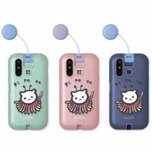 mamorino6 ケース キャラクター PiPOPA エイリアン ゆるかわ au キッズ携帯 カバー クリアケース 子供用 クリア ハードケース まもりーの