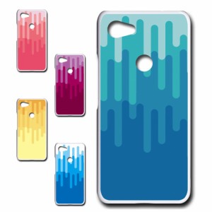 Google Pixel3aXL ケース メルトデザイン かわいい スマホケース ハードケース メルティ メルト 携帯ケース 携帯カバー スマホカバー ハ