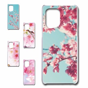 スマホケース OPPO Find X5 Pro CPH2305 桜 ピンク 花柄 きれい 自然 人気 動物 アニマル  シンプル 携帯カバー ケース プリントケース 
