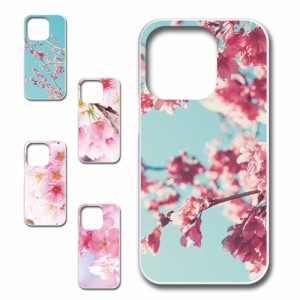 iphone 14proケース 桜 ピンク 花柄 自然 ハードケース 動物柄 iphone14pro 携帯カバー ケース プリントケース 耐衝撃 けーす ハード iph