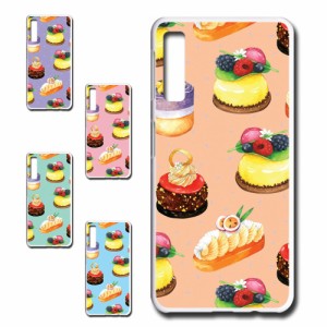 Galaxy A7 (2018／2019) ケース a7 ケース a72018 スマホケース スイーツ お菓子 ぴったり ハードケース a72018 プリントケース ギャラク