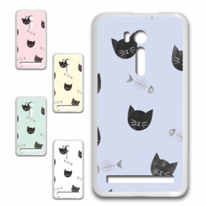 スマホケース 猫　猫柄 ネコ ZenFone Go ZB551KL ケース zenfone go zb551kl カバー ハードケース プリントケース ゼンフォン ケース 551