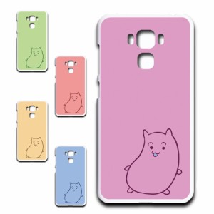 海外版 Zenfone 3 Max ZC553KL ケース おナスちゃん かわいい キャラクター オリジナル 茄子 スマホケース プリントケース ハードケース 