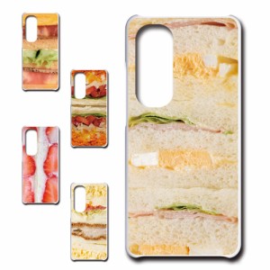 Xiaomi Mi Note 10 Lite ケース サンドウィッチ柄 食べ物柄 飯テロ スマホケース プリントケース ハードケース フード系 飲食 ネタ スマ