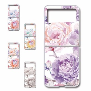 スマホケース Galaxy Z Flip3 5G SCG12 ギャラクシー ゼット フリップスリー ファイブジー エスシージーイチニ SC-54B 花柄　ユニーク 贈