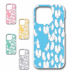 iPhone15Pro ケース ペンギン スマホケース 動物柄 ぺんぎん アニマル柄 プリントケース ハードケース かわいい どうぶつ 南極 北極 鳥類