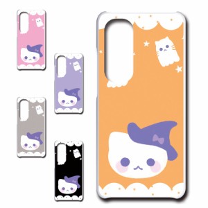 Xiaomi Mi Note 10 Lite ケース かわいい ハロウィン ネコ お化け おしゃれ Halloween ハロウィーン プリントケース ハードケース 猫 ね