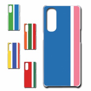 OPPO Reno 3 5G ケース シンプルかわいい カラフル スマホケース ハードケース 可愛いケース ポップ カワイイ スマホカバー 携帯ケース 