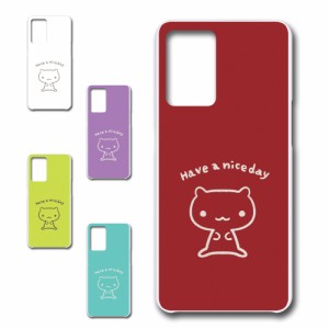 OPPO Reno9 A ケース キャラクター ネコ niceday おしゃれ かわいい 猫 シンプル スマホケース ハードケース プリントケース ねこ スマホ