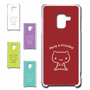 Galaxy Feel2 SC-02L ケース キャラクター ネコ niceday おしゃれ かわいい 猫 シンプル スマホケース ハードケース プリントケース ねこ