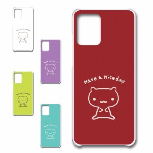 MOTOROLA moto g13 ケース キャラクター ネコ niceday おしゃれ かわいい 猫 シンプル スマホケース ハードケース プリントケース ねこ 