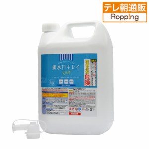 お得な大容量 業務用カビ・ヌメリクリーナー【排水口キレイ プラス】 5.1L 除菌 防カビ 台所 洗面所 お風呂 洗濯機 におい軽減 日本製