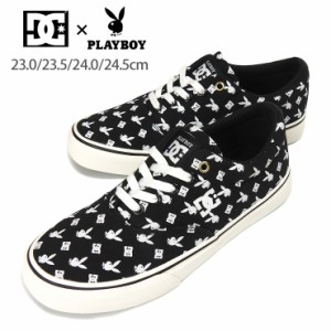 【箱アウトレット】DC SHOES×PLAYBOY CRUZE×PB レディース用スニーカーシューズ 23 23.5 24 24.5 ディーシー プレイボーイ No.sh1503