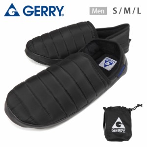 【送料無料】GERRY モックシューズ メンズ 秋冬 BLK S M L GR-7504 ジェリー スニーカー 男性 紳士 軽量 ブラック No.sh1779