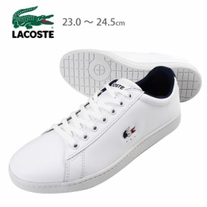 【箱アウトレット】LACOSTE CARNABY EVO TRI 1 スニーカーシューズ 407WHT/NVY/RED 23 23.5 24 24.5  No.sh1799