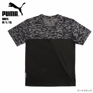 【メール便送料無料】【大きいサイズあり】PUMA トレーニング AOP ベント 半袖 Tシャツ M L XL プーマ 519885 01 メンズ No.1955