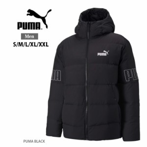 【大きいサイズあり】PUMA POWER ダウンジャケット メンズ 冬 PUMA BLACK S M L XL XXL プーマ 男性 紳士 672476 No.2394