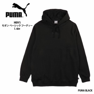 PUMA モダン ベーシック フーディー メンズ PUMA BLACK L プーマ 589348 01 パーカー フード付き スウェット スエット No.2401