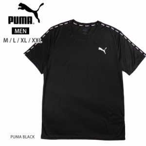 【大きいサイズあり】PUMA FIT TAPED 半袖Tシャツ メンズ ブラック M L XL XXL プーマ フィットテープド 524653 トレーニング  No.2514