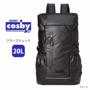 cosby フラップリュックサック 20L ブラック 70012 コスビー かぶせリュック Dパック デイパック バックパック PC 防水 黒 2573