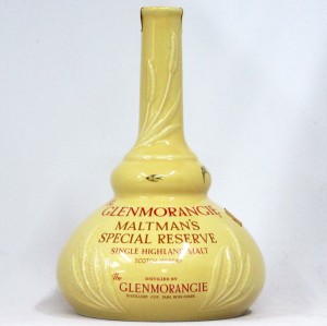 【レトロ】グレンモーレンジィ 18年 モルトマンズ・スペシャルリザーブ 陶器ボトル 43度 750ml （替栓なし・箱なし）    