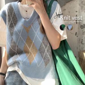 アーガイル ベスト レディースの通販 Au Pay マーケット