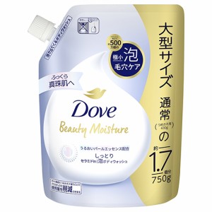 ユニリーバ ダヴボディソープ モイスチャー泡ボディウォッシュ しっとり詰替用 750g