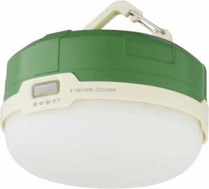 グリーンハウス 吊下げフック マグネット付きのLED防水キャンプライト連続点灯時間 約48時間 米国CREE社製高輝度LED搭載 グリーン GH-LED