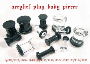 アクリル/プラグ/ボディピアス/ボディーピアス/４G/２G（bp1105-1113-1152-1157)