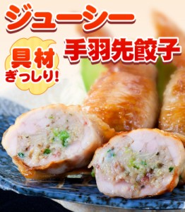 【送料無料】手羽先餃子 お試し5本×3パック  鍋や焼くだけの簡単調理 訳あり お惣菜 お弁当 業務用 お試し パーティー