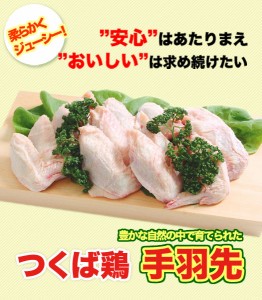 【送料無料】つくば鶏 手羽先 4kg(2kg2パックでの発送)(茨城県産)(特別飼育鶏)柔らかくジューシーな味 唐揚げや煮るのにも最適な鳥肉 パ