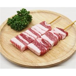 豚バラ串 40g×20本 外国産豚 (15cm丸串)(pr)(46320) 肉 (やきとん)