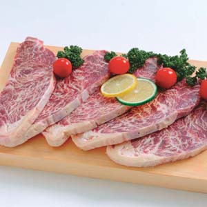 牛サーロインステーキ (脂肪注入成型肉) 120g×5枚(pr)(20831)