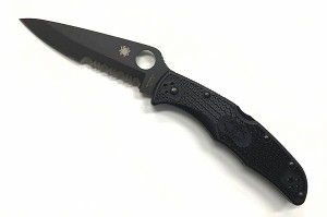 SPYDERCO（スパイダルコ）　Endura4 エンデューラ4　オールブラック　チタンコーティング　VG-10　FRN　ガラス繊維強化ナイロン 50158