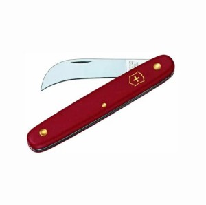 ヤマト運輸ネコポス発送★送料無料★　VICTORINOX（ビクトリノックス）3.9060　 フローリストナイフ　カーブ　曲刃　レッド　花ナイフ　