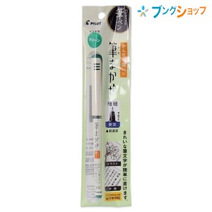 パイロット 筆ペン フデペン 毛筆タッチ 筆まかせEF グリーン PSVFM20EF-G 新感覚筆ペン 水性染料インク 直液式 8色展開 美しい文字 気軽