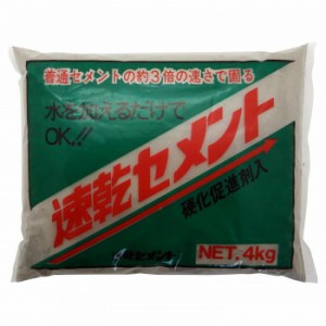 家庭化学工業 速乾セメント 4kg グレ- 4905488044064