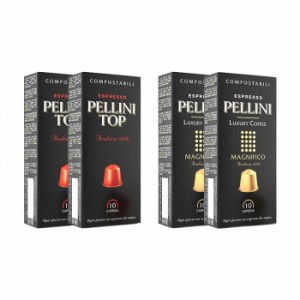 Pellini ペリーニ エスプレッソカプセル トップ＆マグニフィコ 各2箱セット コーヒー 珈琲 本格エスプレッソ